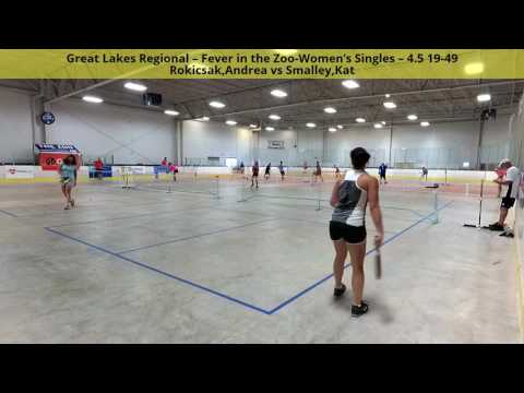 Great Lakes Regional – Women’s Singles – 4.5 19-49 Rokicsak,Andrea vs Smalley,Kat