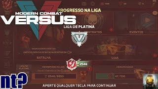 Modern combat versus indo pra  plaatina 3 e abrindo caixas
