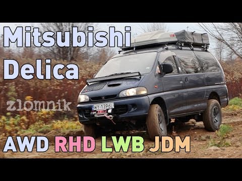Złomnik: Mitsubishi Delica AWD JDM RHD LWB