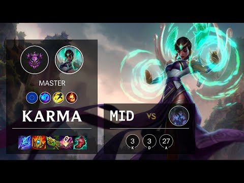 Karma Mid vs Sylas - EUW Master Patch 11.13