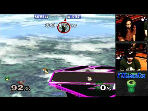 CT GamerCon 3 SSBM - Kalvar (Marth) vs. Joyboy (Fox) - Melee LQF