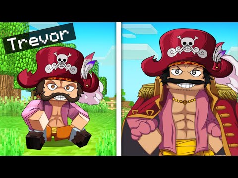 GROWING UP as a BABY PIRATE KING from ONE PIECE MINECRAFT!