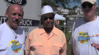Johnny Rawls with Blues Fest producers Paul Benjamin &amp; Bob Hastings