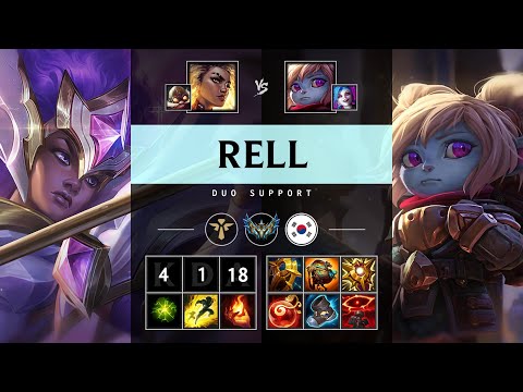 Rell Support vs Poppy: Rampage - KR Challenger Patch 14.23