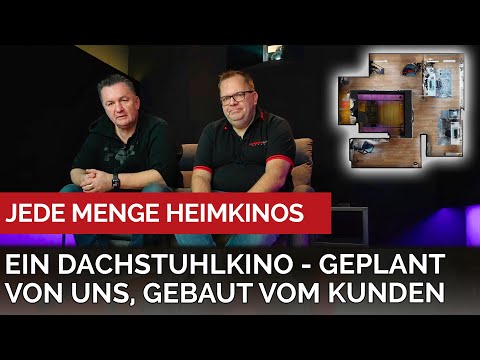 Raum in Raum gebaut - ein Dachstuhlkino mit Planung von Holger selber gebaut. #heimkinobauen #grobi