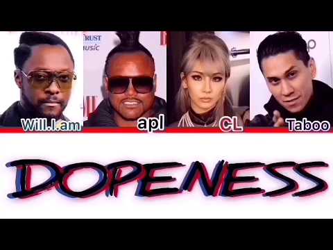 ✧ Black Eyed Peas feat. CL- DOPENESS (Lyrics) ✧