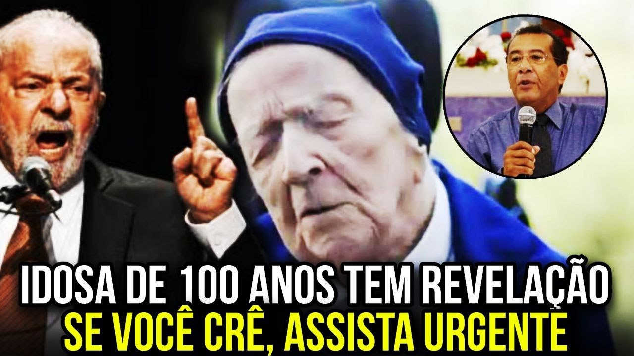MEU DEUS 😱 IDOSA DE 100 ANOS TEM FORTE REVELAÇÃO PARA NAÇÃO BRASILEIRA - PR. CARLOS ALBERTO