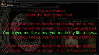 Scorpions – You&#39;re Lovin&#39; Me to Death • song with karaoke/synchronized lyrics