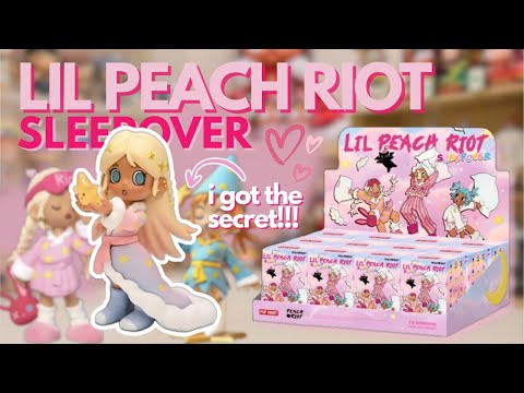 【POP MART】LIL PEACH RIOT: SLEEPOVER (FULL SET UNBOXING) - I GOT THE SECRET!