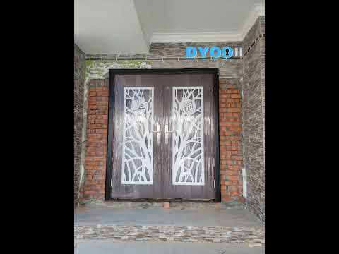 JEB 6x7 Mild Steel Lasercut Double Layer Security Door