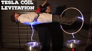 Levitation Revealed:  Powered By 2 Tesla Coils!