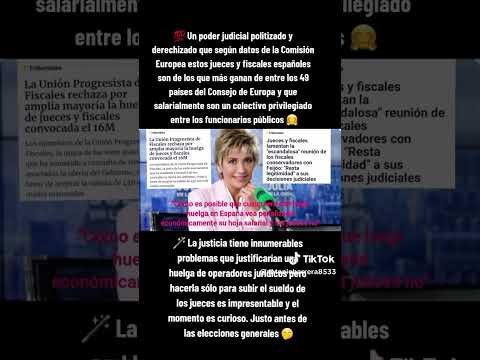 Julia Otero habla de la justicia en España