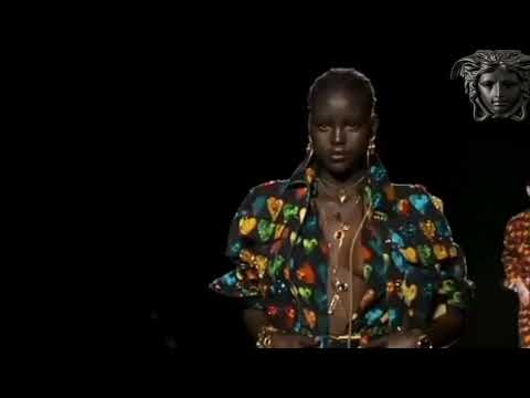 she is gorgeous 🤩 Adut Akech for Versace 🔥