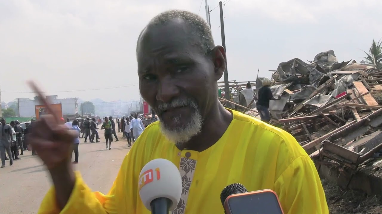 Opération de délocalisation de sites anarchiques de vente de bétail dans le  District d’Abidjan.