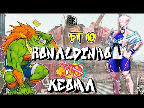 SF6 👊 RonaldinhoBR (Blanka) vs Keoma (Manon) 👊 Lobby - FT 10