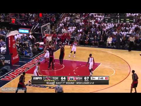 Toronto Raptors vs Washington Wizards - Full Highlights | Game 3 | April 24, 2015 | NBA Playoffs