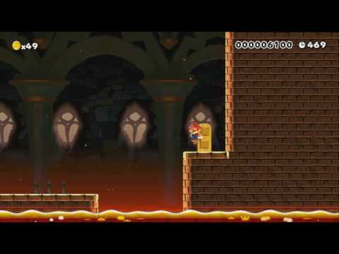 Marios visit in bowser.Jr Castle by Triforce♪ 一SUPER MARIO MAKER一 No Commentary 1AP