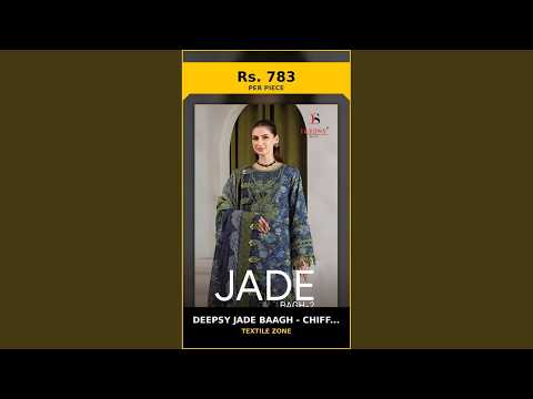 Deepsy Jade Baagh - Chiffon Dupatta – product video thumbnail