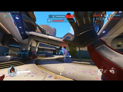 Overwatch Dafran Top Ranked Flex DPS Gameplay -Blames Sigma After Lost-