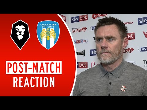 🗣 GRAHAM ALEXANDER | Salford City 1-2 Colchester United post match interview