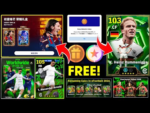 eFootball 2026 New Update! Free Epic 😍 Free Selection Contract , Thursday Potw & Free Coins Campaign
