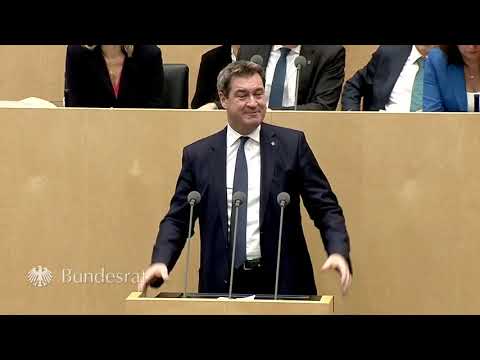 Ministerpräsident Dr. Markus Söder im Bundesrat am 15. März 2019 - Bayern