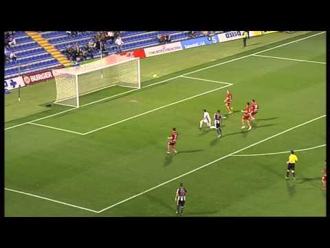 Gol de Portillo en el Hércules CF (1-3) CD Numancia - HD