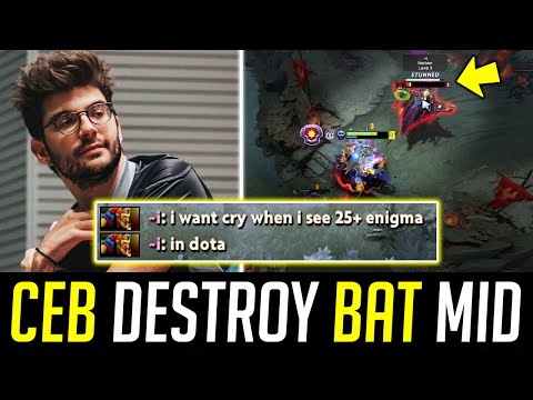 Ceb 100% destroyed BATRIDER in Mid Lane w/ his MASTER TIER Hero DOTA 2