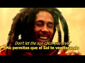 Don't let the sun catch you crying - Bob Marley (LYRICS/LETRA) ft Dave Barker