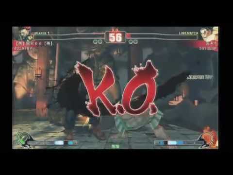 Street Fighter 4 - k66 (GO) vs Akimo (HO) - MUST SEE for ULTRA's SETUP