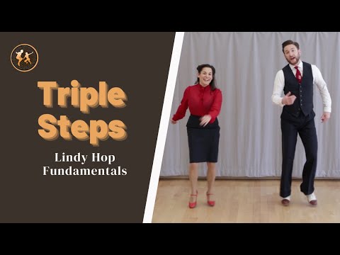 Lindy Hop Fundaments | Michael & Evita teachTriple Steps