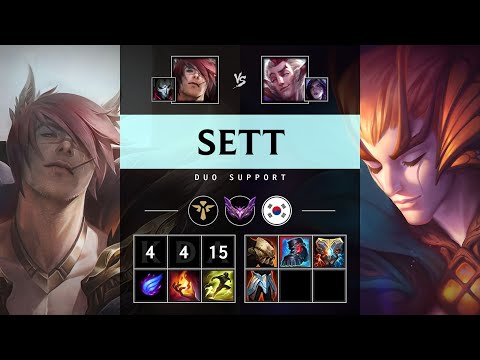 Sett Support vs Rakan - KR Master Patch 25.20