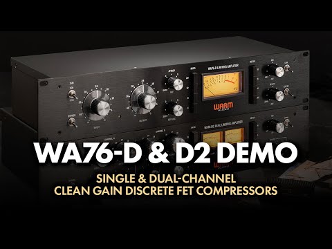 Демонстрация компрессоров Warm Audio WA76-D