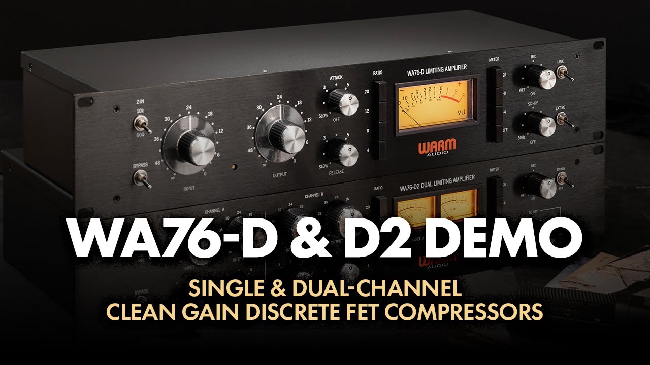 Warm Audio WA76-D Single Channel Clean Gain Discrete FET Compressor (rev D)