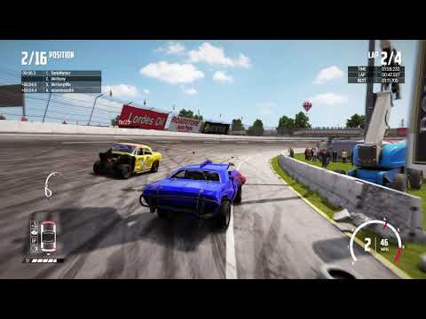WRECKFEST ONLINE RACE AT BIG VALLEY SPEEDWAY #2 - XBOX ONE