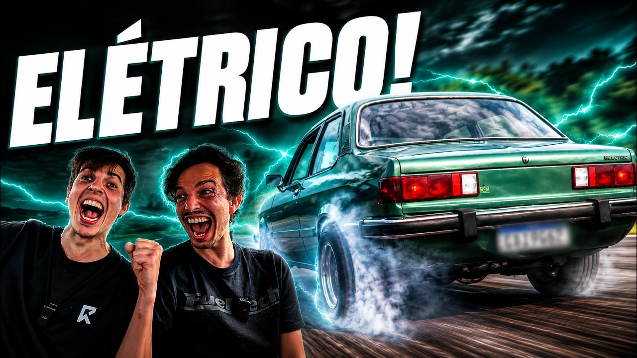 ACELERAMOS O CHEVETTE ELÉTRICO NA PISTA! FAZ DRIFT?!