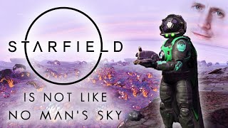 No Man's Sky is not like Starfield
