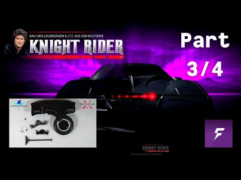 Fanhome Knight Rider K.I.T.T. Part 3 & 4 - Linkes Vorderrad und das Armaturenbrett!