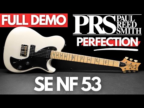PRS - Paul Reed Smith SE NF 53 - WP Pearl White Electric Guitar image 3