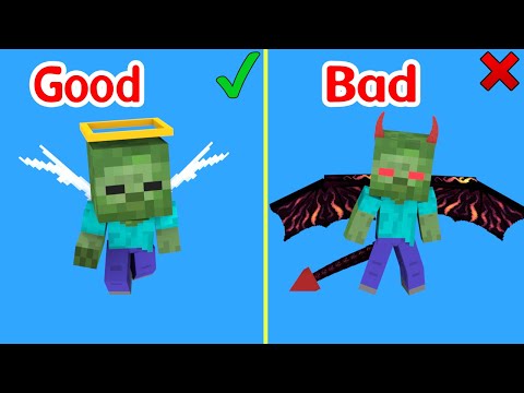 Good and Bad - Baby Zombie - Minecraft Animation