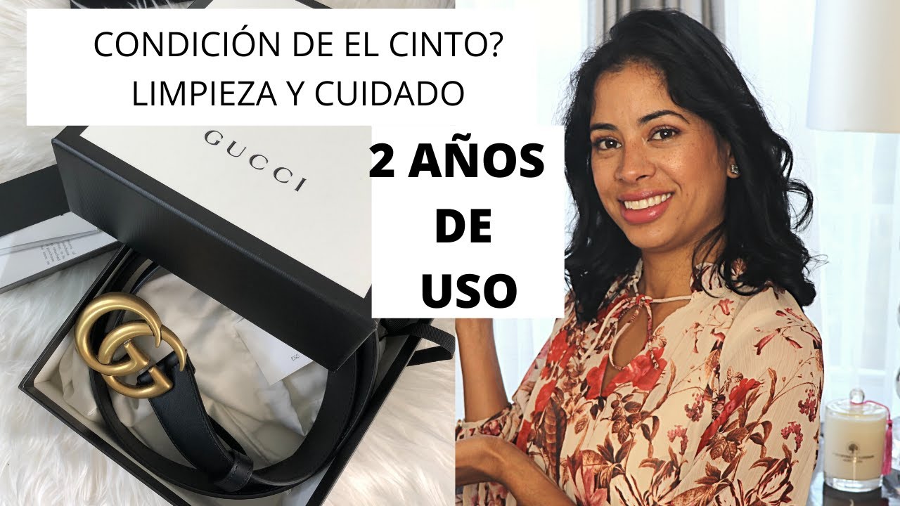 CINTURÓN GUCCI. Uso y condición después de 2 años. MERECE LA PENA COMPRARLO?| Spanish | Cari Salgado