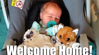 👶🏥NEWBORN BABY COMES HOME FOR THE FIRST TIME | BABY ROSWELL'S HOMECOMING | DYCHES FAM