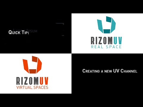 Create a UV Channel in RizomUV