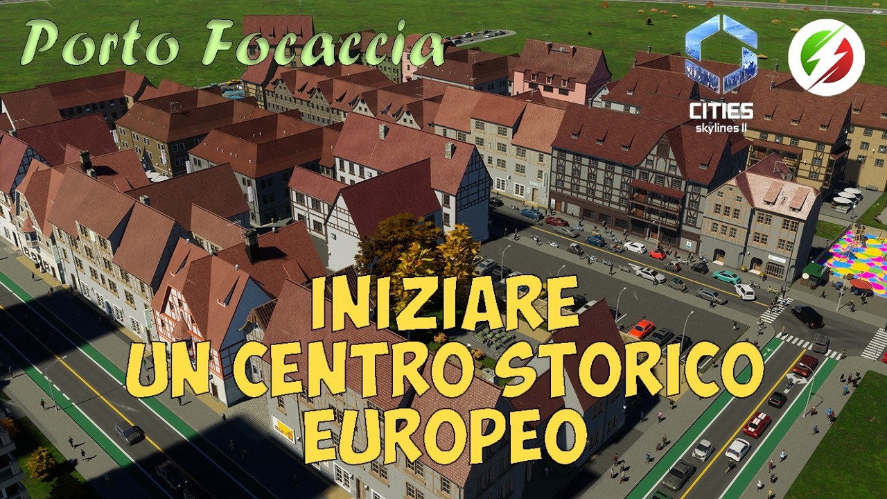 Iniziare un centro storico europeo con 5000 persone in Cities Skylines 2