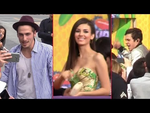 Victoria Justice, Austin Mahone, Kendall Schmidt And More At Kids' Choice Awards