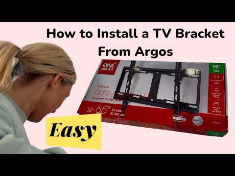 How to Install the One For All WM4421 32 - 65 Inch Tilt TV Wall Bracket from Argos
