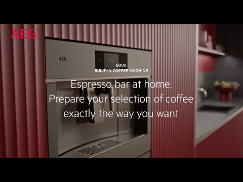 AEG Built-in Coffee Machine - Espresso bar at home!