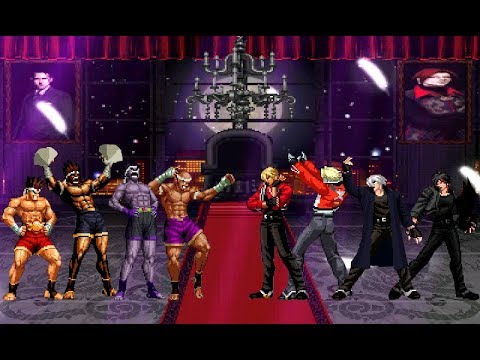 MUGEN KOF Joe Team Vs. Rock Team