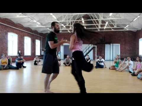 Valmir Coelho and Milena Moraes. Arrasta-pé workshop. 5th Russian Forró Festival. 02.07.2017.