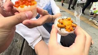 【男二人の北海道旅】小樽にて、ウニ代を取り戻すVlog